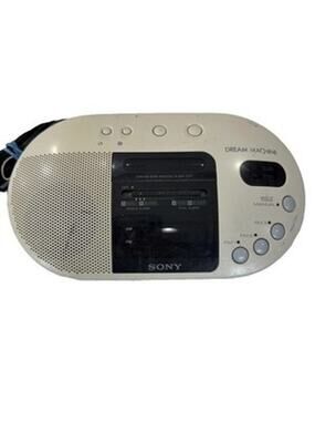 Vintage Sony Dream Machine ICF-C730 Dual Alarm Clock FM/AM Radio Green LED Rare